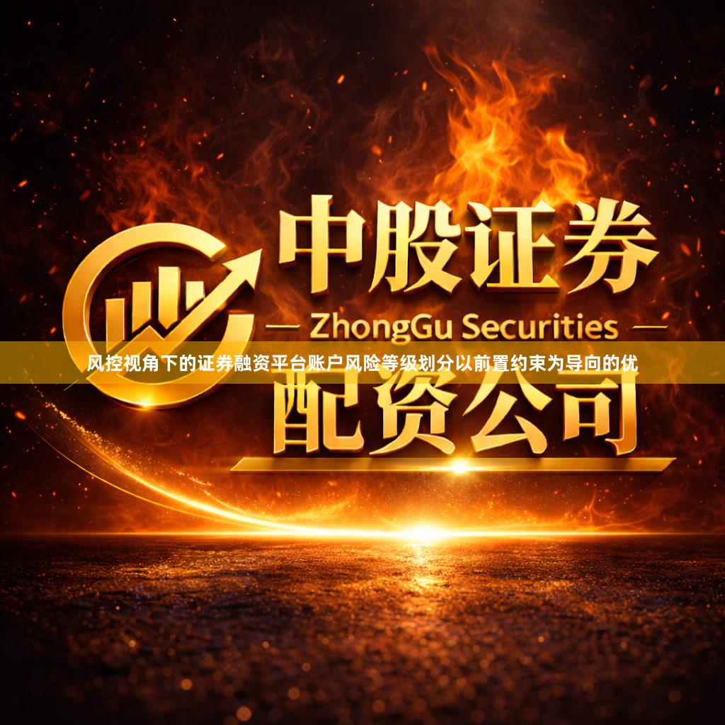 风控视角下的证券融资平台账户风险等级划分以前置约束为导向的优