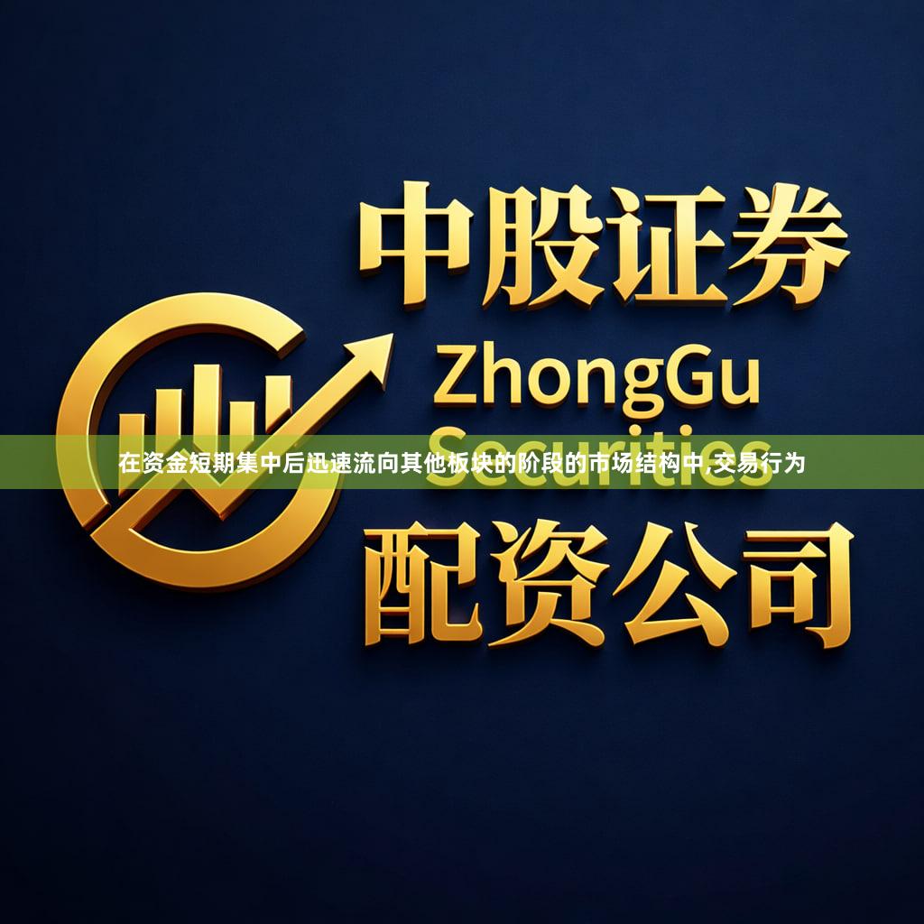 在资金短期集中后迅速流向其他板块的阶段的市场结构中,交易行为